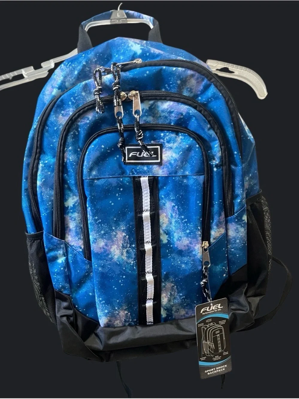 Fuel Galaxy Blue Men's Backpack - Multi-Compartment Carry